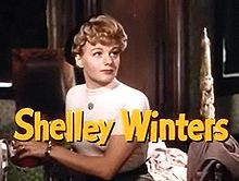 Shelley Winters, actrice américaine 