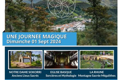 « La Rhune & Pays Basque » Sortie groupe : hauts lieux vibratoires et Sacrés : Dimanche 01 septembre 2024 