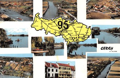 Carte postale Cergy bord d'Oise