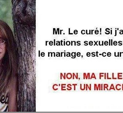 Miracle d'une relation sexuelle