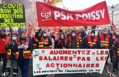 Pétition contre l'exclusion de la CGT du syndicat CGT PSA Poissy, de Jean-Pierre Mercier et de Farid Borsali