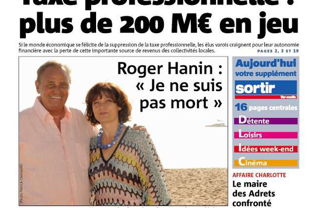 Roger Hanin bien présent à la fête du livre à Toulon ce week-end.