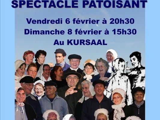 SPECTACLE PATOISANT ...EN DEBUT FEVRIER