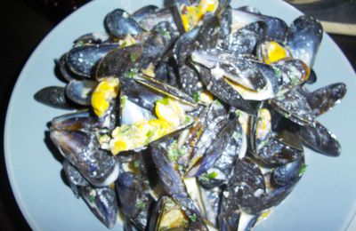 Moules à la crème