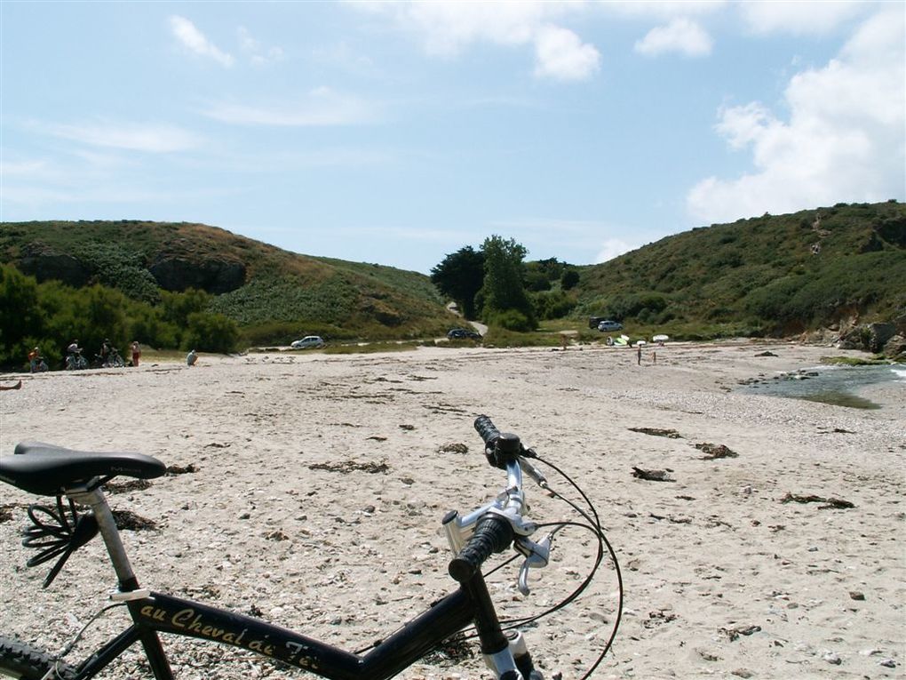 Mon tour de l'île en VTT fin juillet 2009.