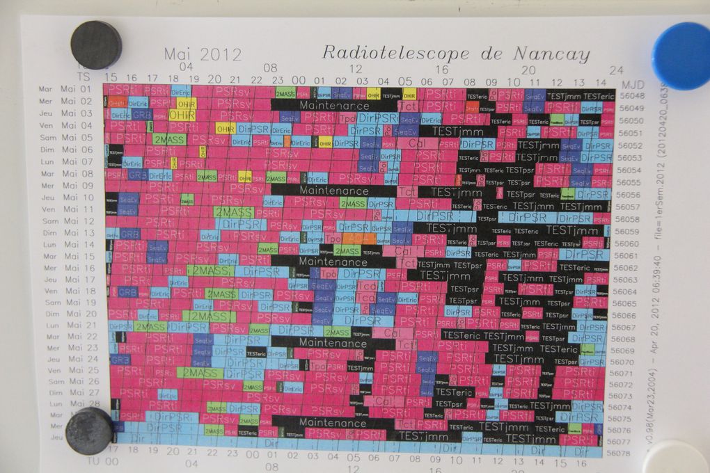 Sortie au radiotélescope de Nancay, le 19 Mai 2012.