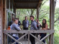 Visite Maison dans les bois près d'Auterive, le 16 octobre 2016, Parcours d'architecture