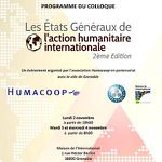 Les états généraux de l'action humanitaire dans le monde - Humacoop