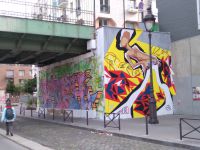Le street art le long du canal Saint-Denis