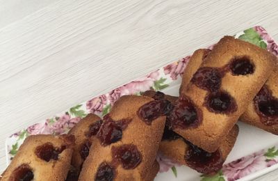 Financier framboises