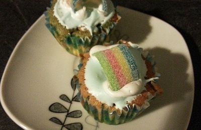 Cupcakes arc en ciel