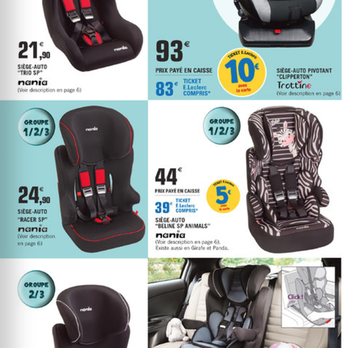 Le Mois Du Bebe En Grande Surface Promos Sur Les Sieges Auto Faux Bon Plan Securange