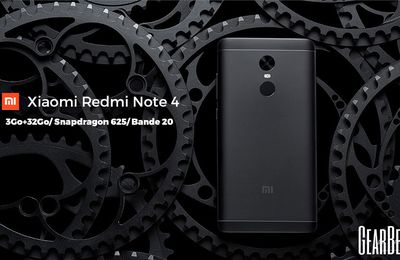 Bon plan chez Gearbest: Xiaomi Redmi Note 4,version globale avec la bande 20!!