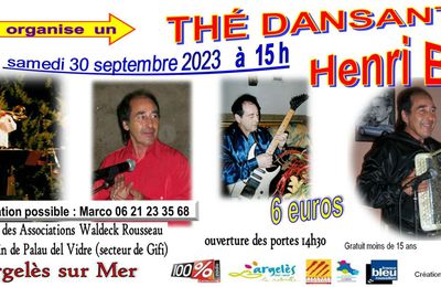 THE DANSANT samedi 30 septembre 2023 à 15 h