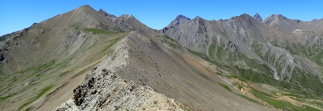 Pic Blanc du Galibier : Depuis le monument du Col du Galibier