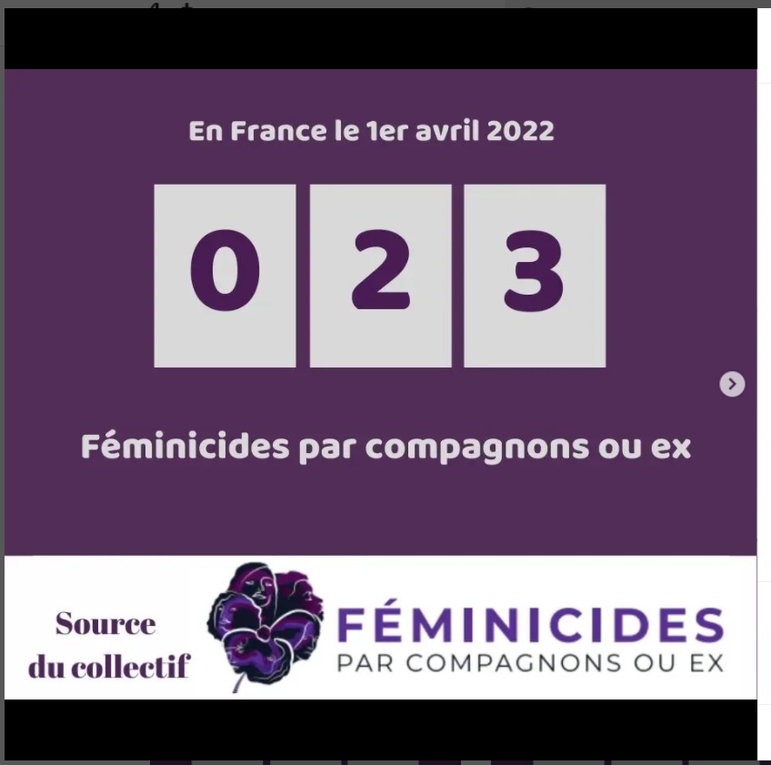 32 EME FEMINICIDE DEPUIS LE  DEBUT  DE L ANNEE  2022 