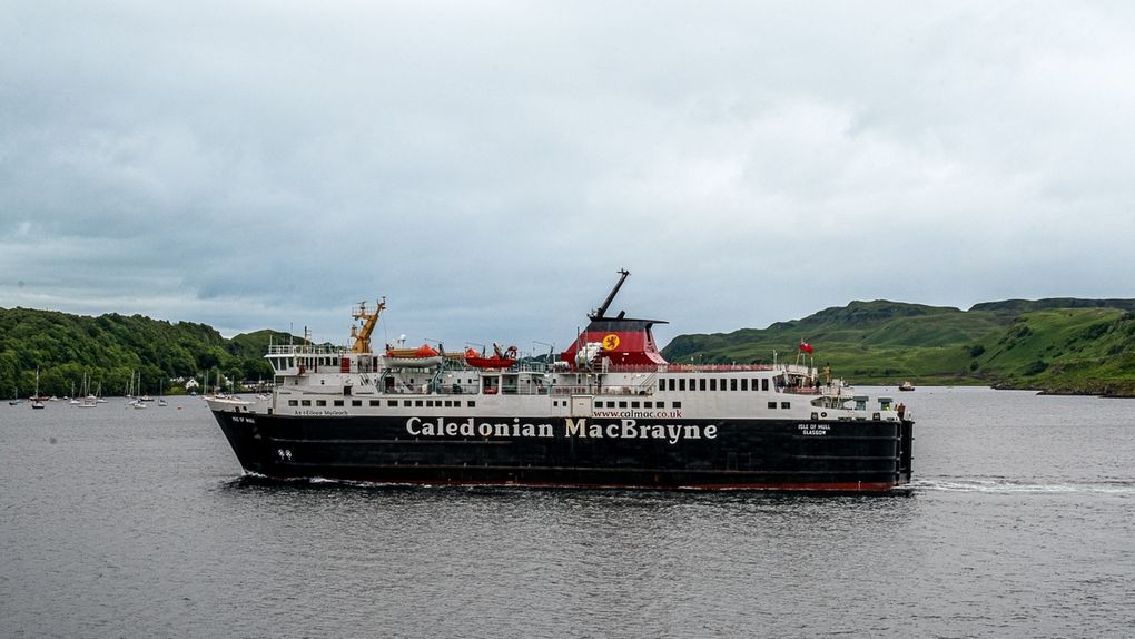 En ferry de Oban à Craignure sur l'île de Mull