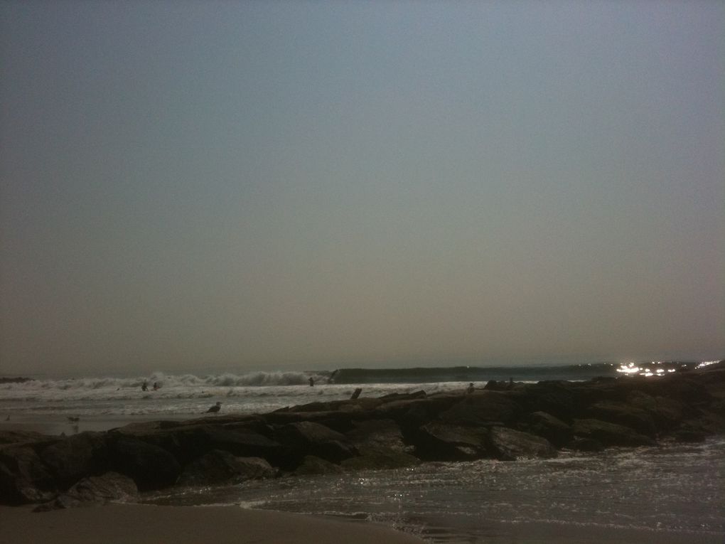 End of August 2010, thanks to hurricane Earl, Rockaway NYC Beach looks like indonesian breaks