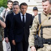 Guerre en Ukraine : en visite à Kiev, Emmanuel Macron affiche son soutien à Zelensky