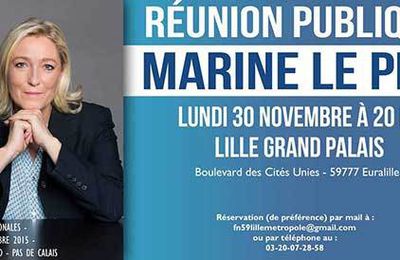 Marine Le Pen à Lille