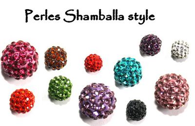 Les perles Shamballa style