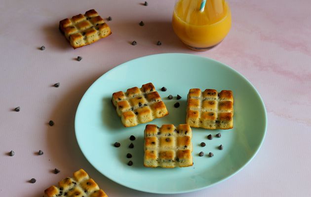 Gâteaux à la noix de coco et pépites de chocolat 