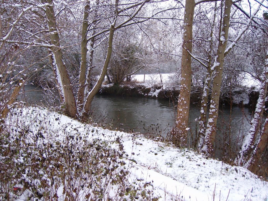 Quelques photos du parcours sous la neige 