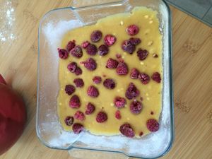 Bo &amp; Bon Brownie chocolat blanc Framboises