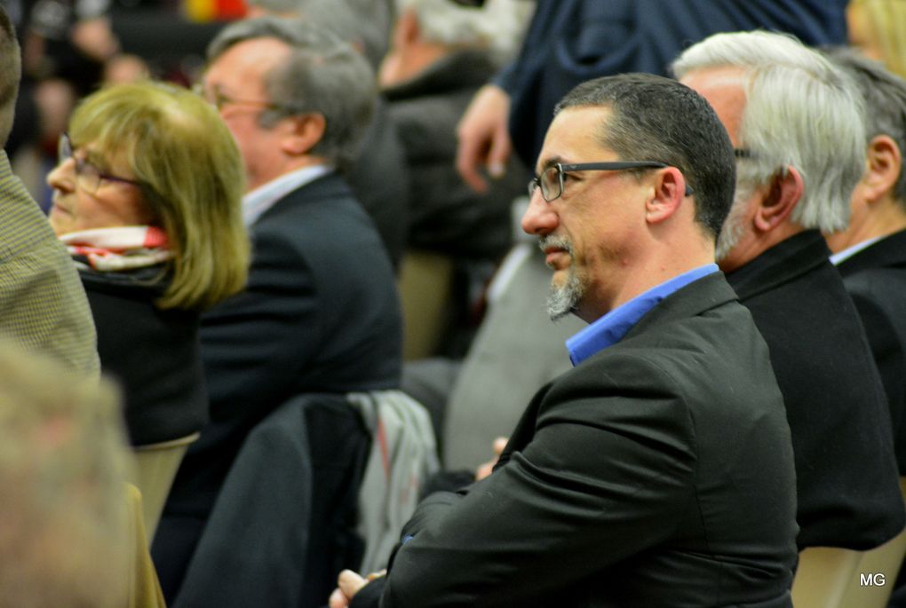  Cérémonie des voeux dans la salle Jean-Louis-Carron d'Hornaing ce vendredi 25 janver 2019.