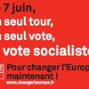 Européennes : le 7 juin, un seul tour, un seul vote, le vote socialiste