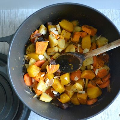 tajin de légumes et abricots