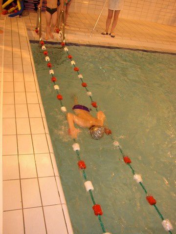 Au mois de janvier, des maîtres et maîtresses de notre circonscription ont participé à un stage de piscine, ils avaient besoin de 2 classes "cobayes" pour s'entraîner à mettre en oeuvre leurs séances... Nous avons donc participé à leur stage