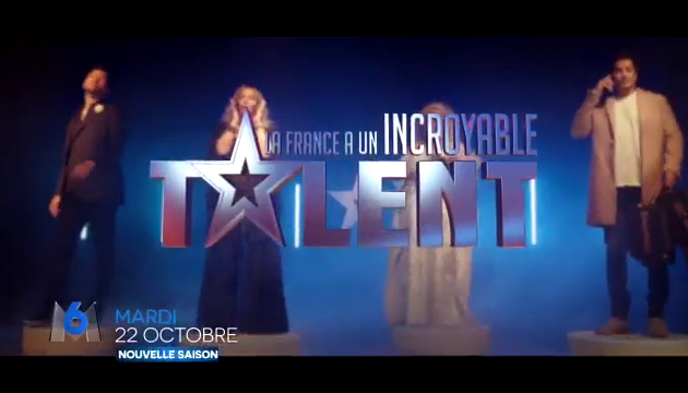 Le retour de "La France a un incroyable talent" sur M6, le mardi 22 octobre à partir de 21h05