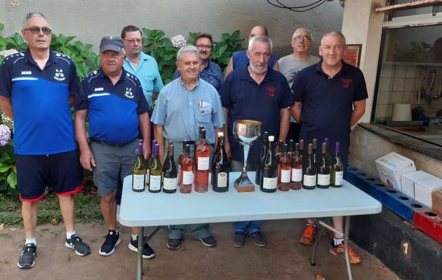 Résultat Coupe des Vignerons 32 Doubles 3/4 à Taluyers Finale du vendredi 20 août 2021