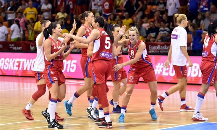 Euro dames 2015: la Serbie en demi-finale