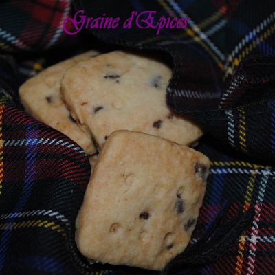 Scottish Shortbreads aux Pépites de Chocolat