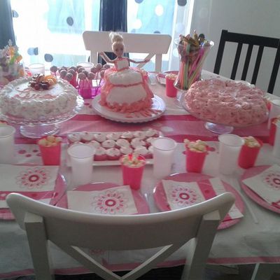 Gâteaux prinsesse pour l'anniversaire de Lina.