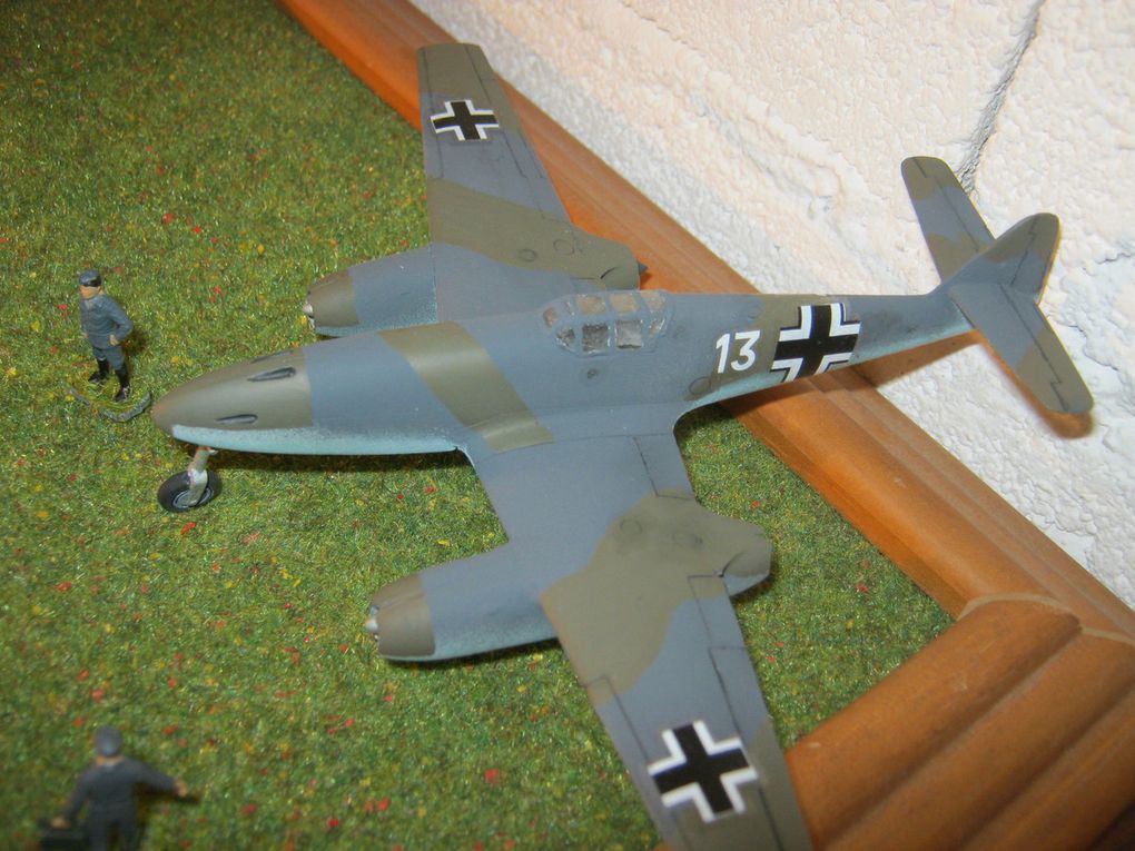 Messerschmitt Bf 109 TL et sa maquette.[Planet Models 1/72]