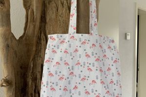 Sac flamand rose 8,5€