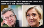 Le Conseil d'État a tranché : la France insoumise n'est pas une force politique d'extrême gauche !