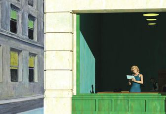 Inspiration Edward Hopper: Bureau