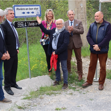 PNRV  : inauguration  la distinction écologique « Rivière en bon état » pour la Chadoulin Allos et L'Ivoire Allons 