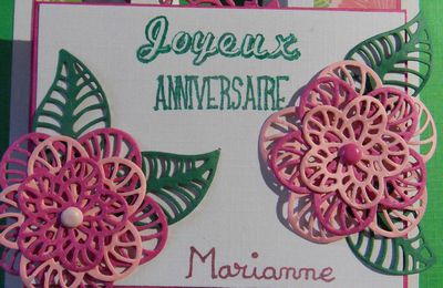 Carte anniversaire femme 