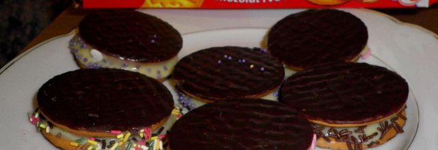 Whoopies pépito et chocolat blanc