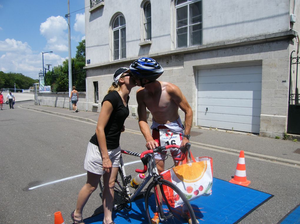 photos des  verdunois et autres au triathlon de verdun 2010