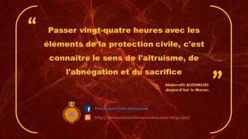 Citations La Protection Civile Marocaine