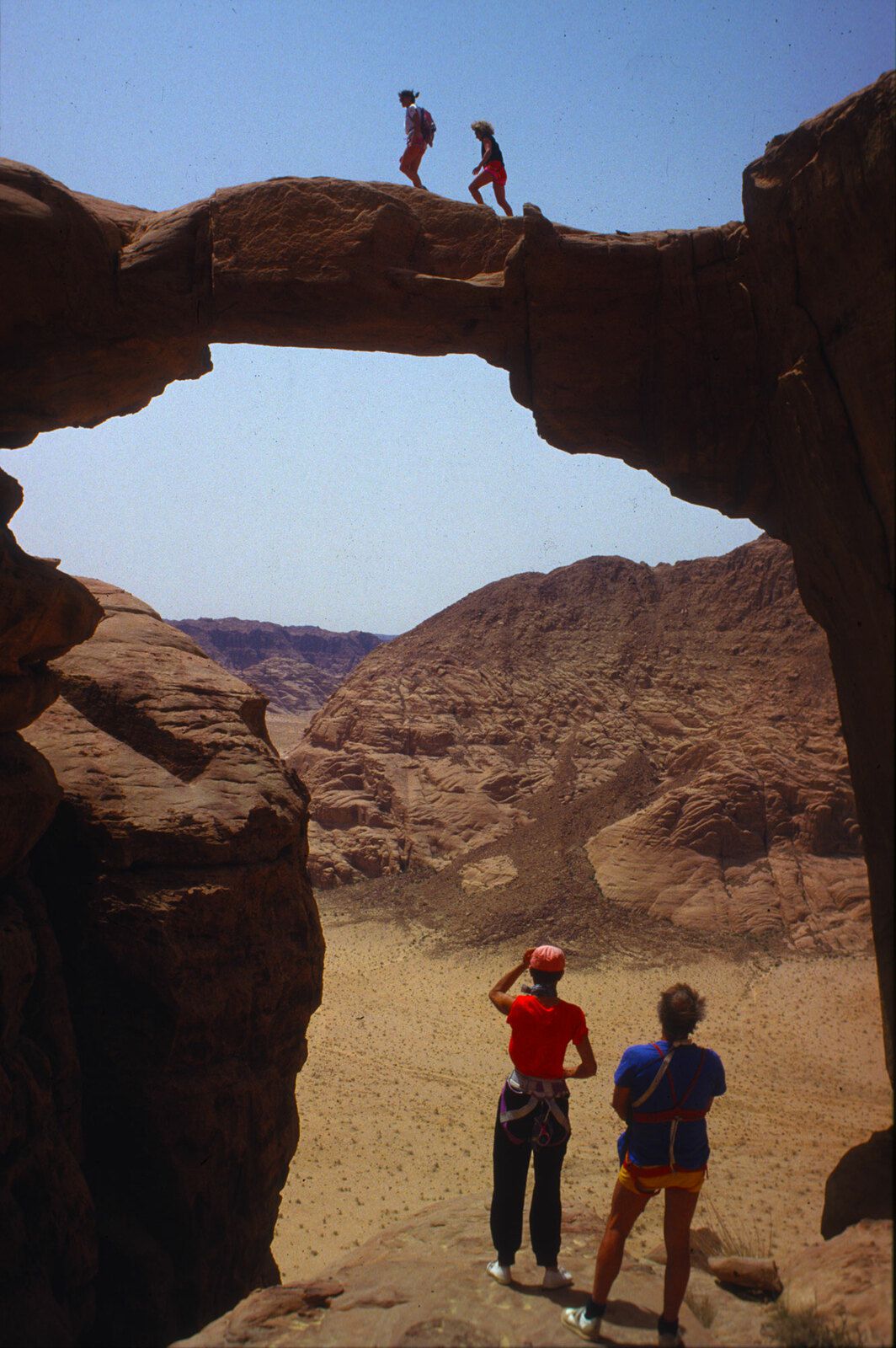 Jordanie guerre saintes arches abert topo escalade