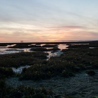 Coucher de soleil du 4 décembre 2018, à Andernos-les-bains...