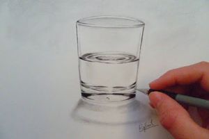 Apprendre à dessiner un verre