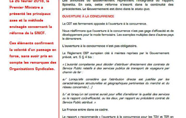 Réforme #SNCF : De la continuité dans la casse !